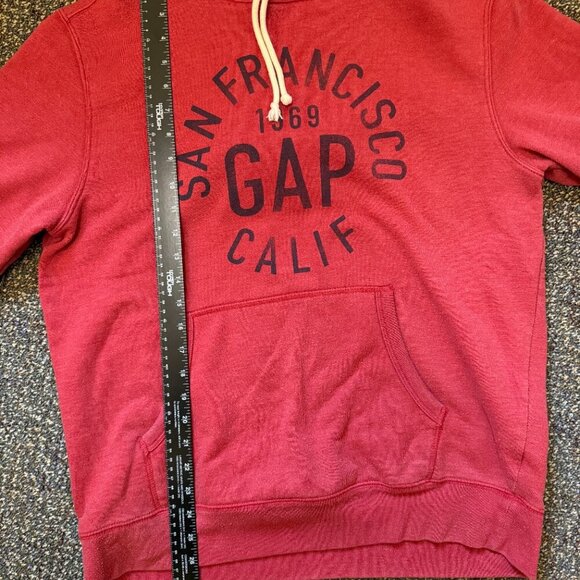 GAP Red San Francisco CALIF Hoodie Size Large - Picture 5 of 5